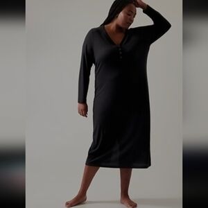 Athleta Wind Down Sleep Dress in black - Excellent condition Size Medium